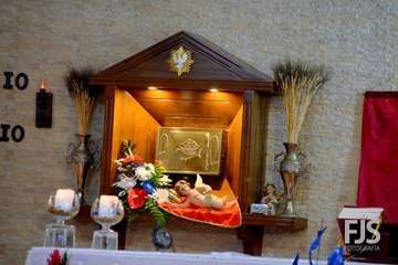 Procesión religiosa por las calles de El Ejido (Foto Francisco Javier Santana)